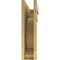Ekena Millwork 8"W x 32"D x 32"H Thin Emerson Rough Cedar Woodgrain TimberThane Corbel, Primed Tan CORUR08X32X32EMRRCPR - alternate 2